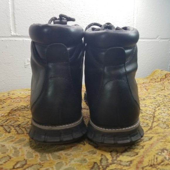 Cole Haan Zero Grande black leather water resistant hiking boots main image 10